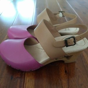 Dansko slingback clogs